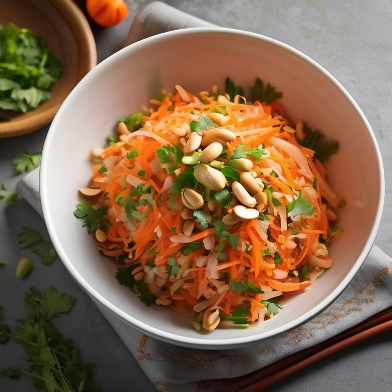 Salade de Carottes Râpées à la Thaïlandaise