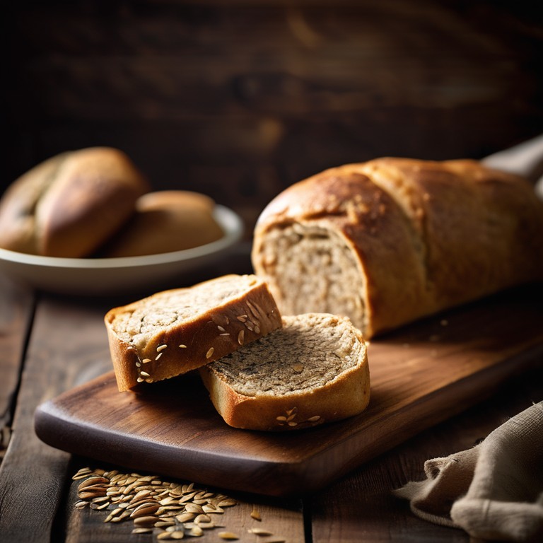 Flaxseed and Oat Flour Rolls without Yeast