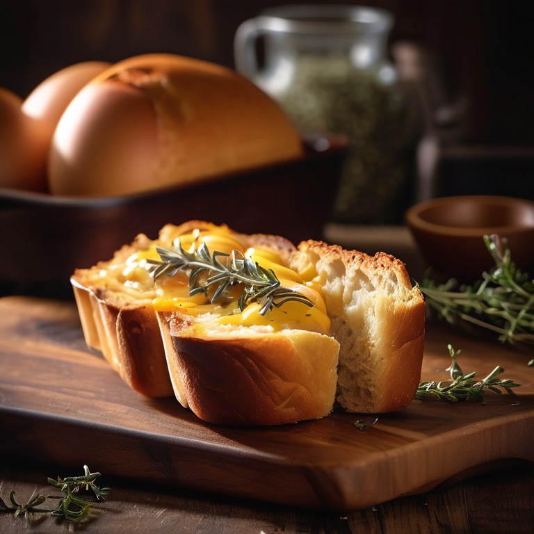 Savory Egg Bread with Caramelized Onions