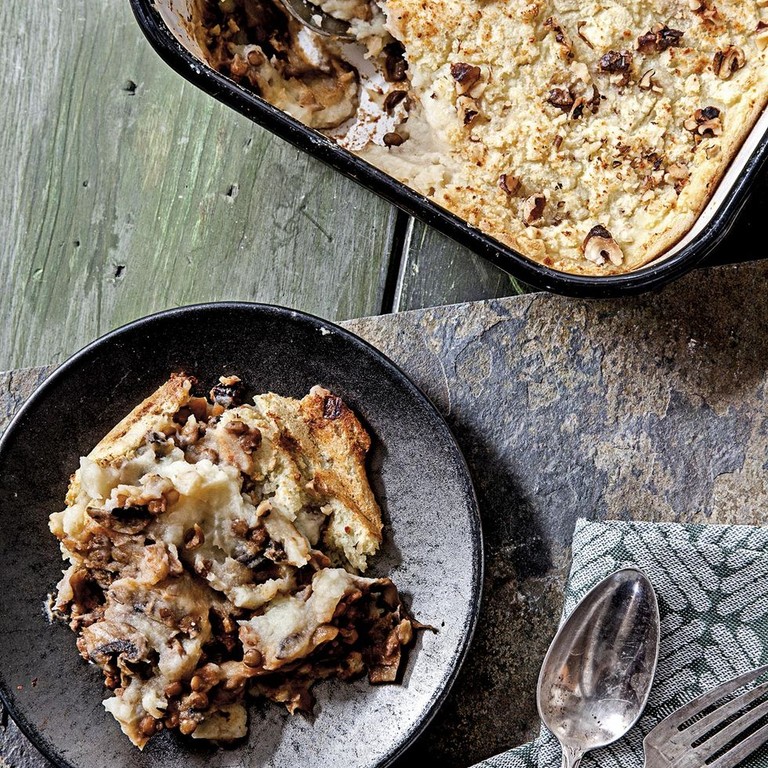 Pastel de carne al horno