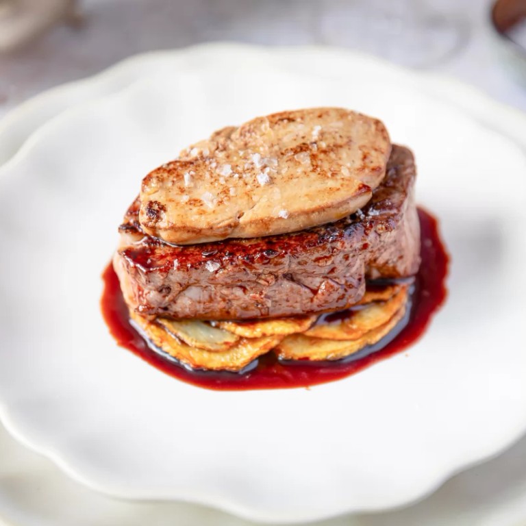 Solomillo de ternera con foie