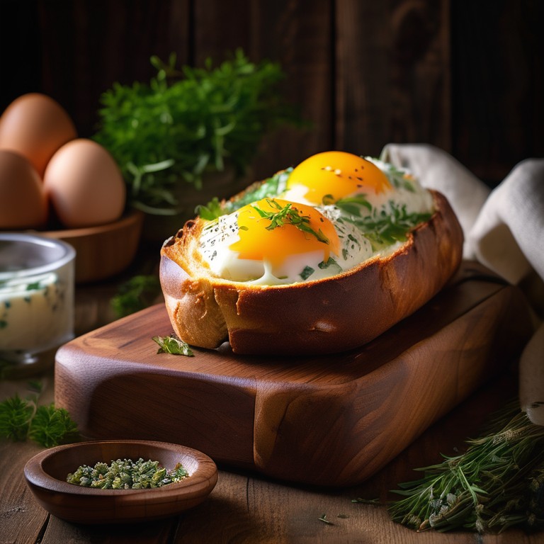 Egg-Stuffed Bread