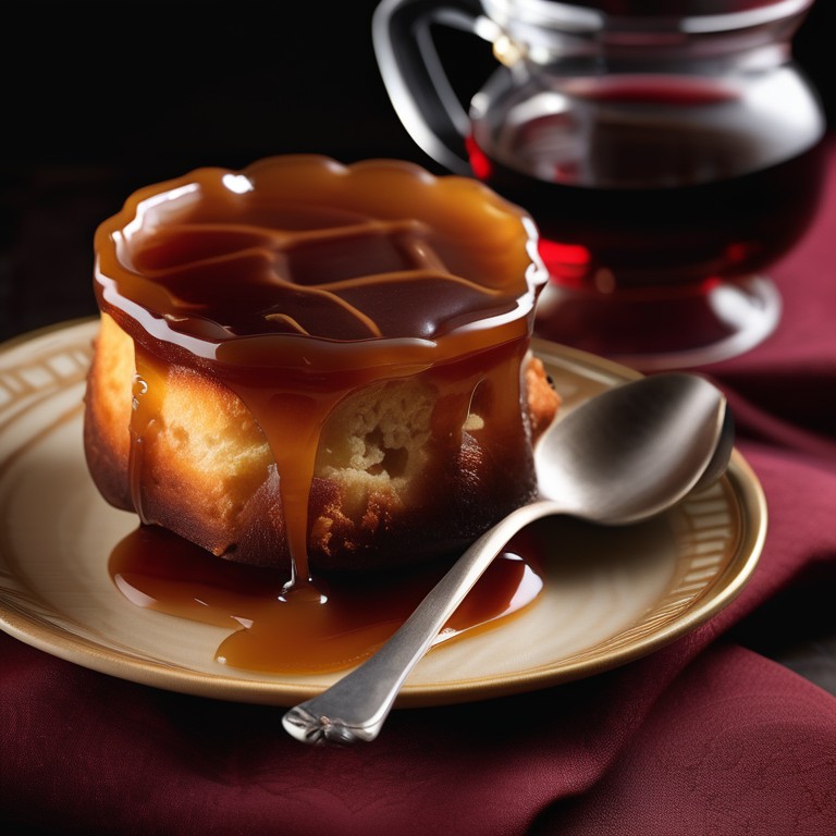 Pudim de Pão e Vinho do Porto sem passas