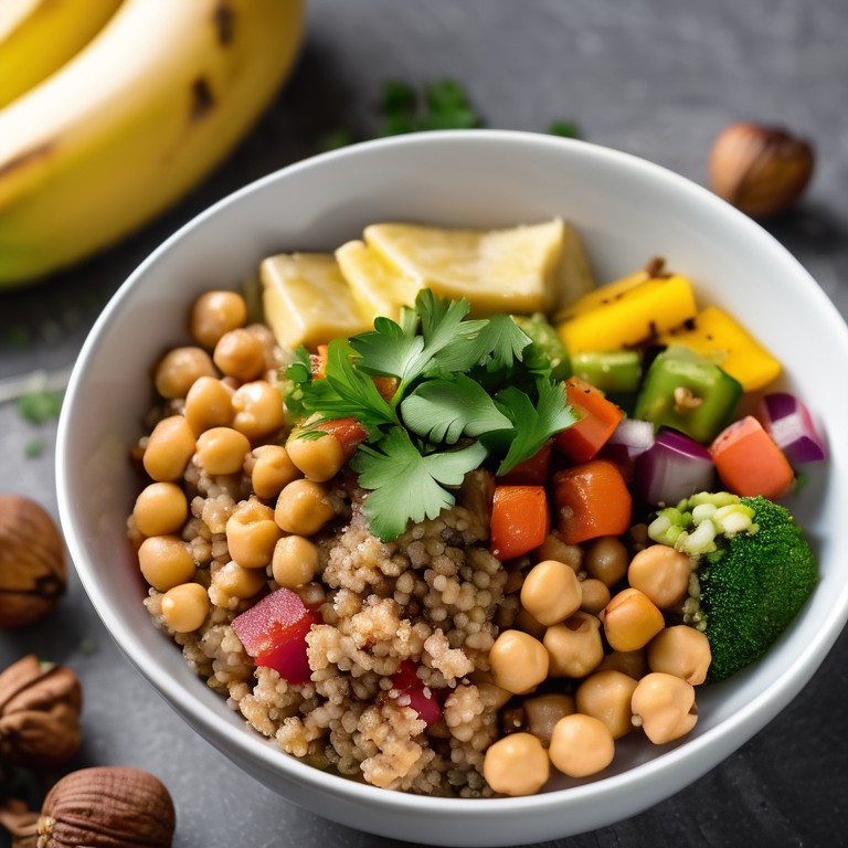 Delicious Vegetarian Lunch and Dessert Combo