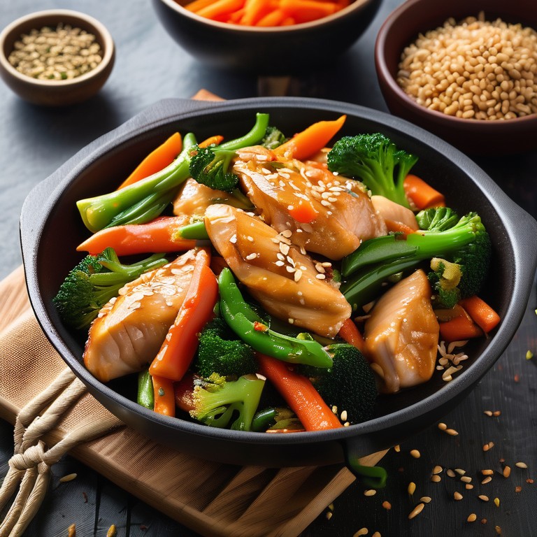 Healthy Chicken and Vegetable Stir-Fry