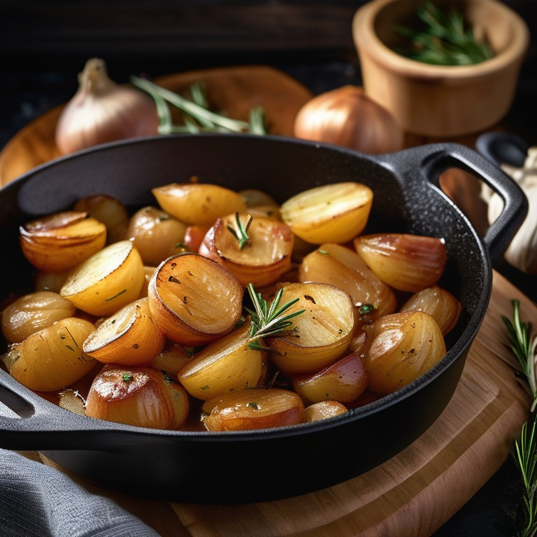 Pommes Grenailles sautées à l'Ail et au Romarin