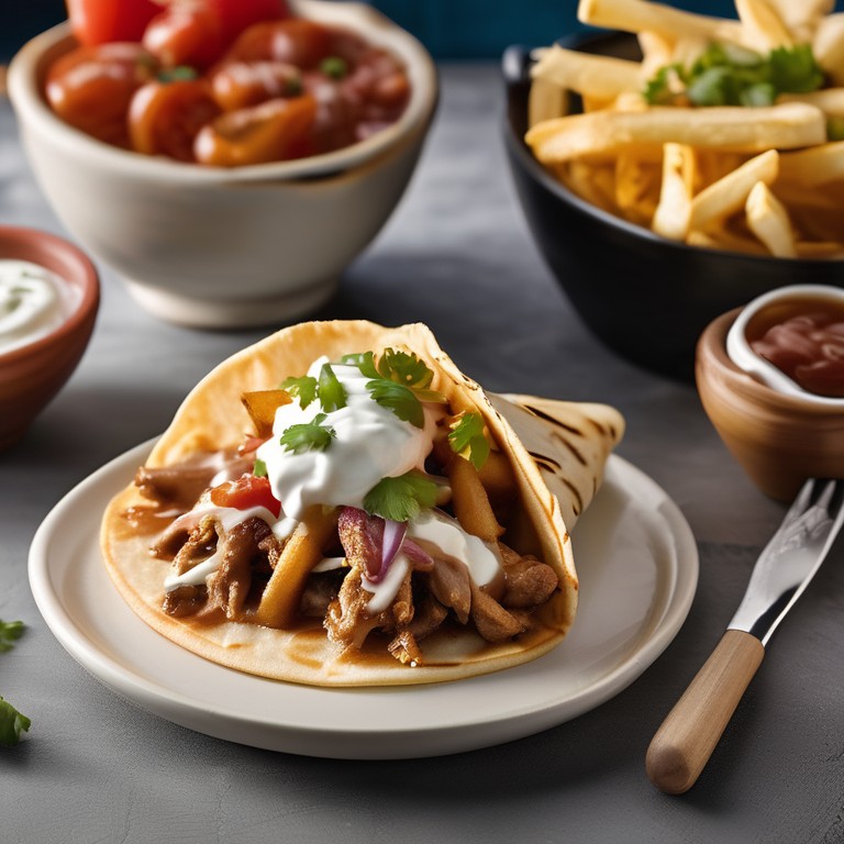 Tacos Français à la Poutine