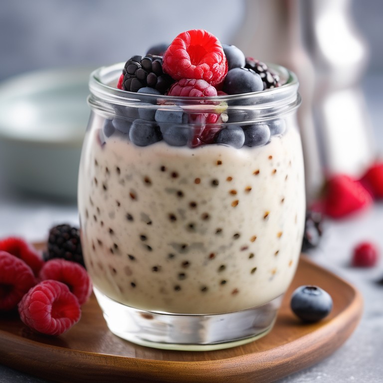 Low Carb Vanilla Chia Pudding