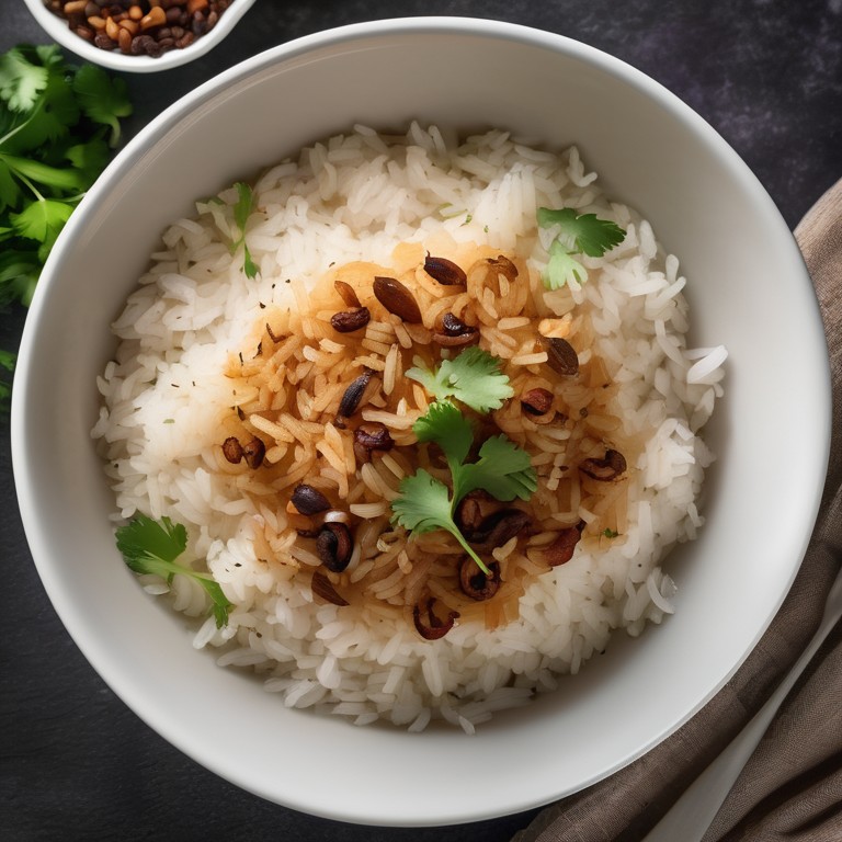 Savory Rice with Caramelized Onions and Spices
