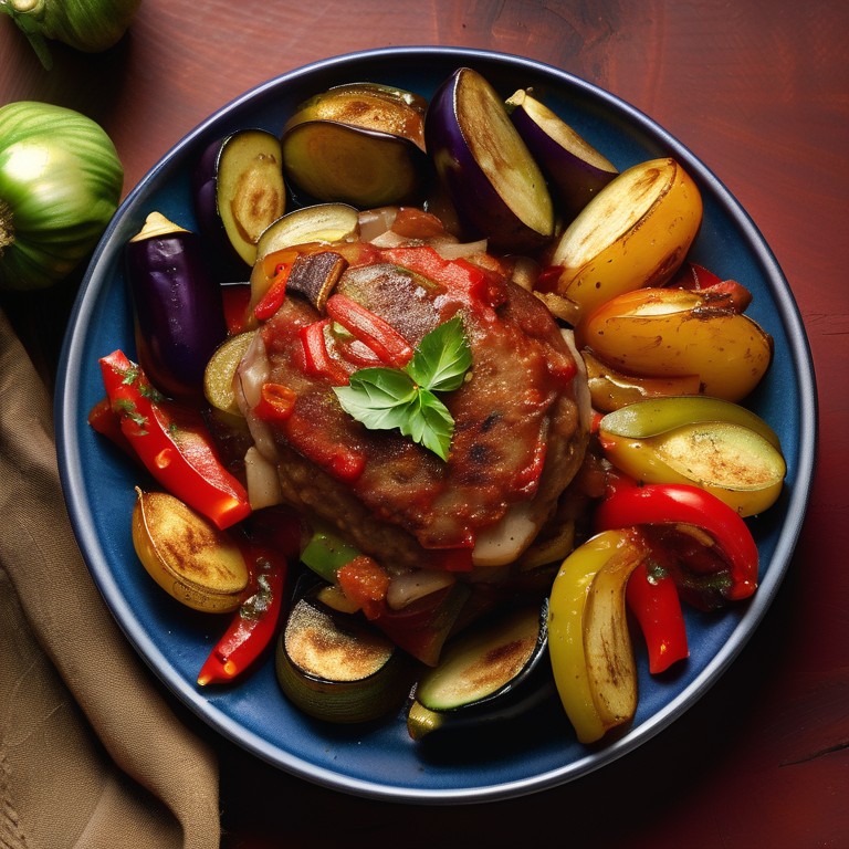 Sausage Ratatouille with Roasted Potatoes (Copy)