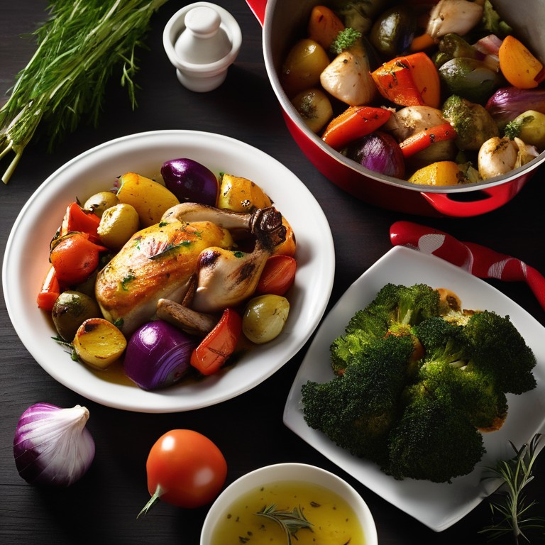 Frango com Legumes Assados