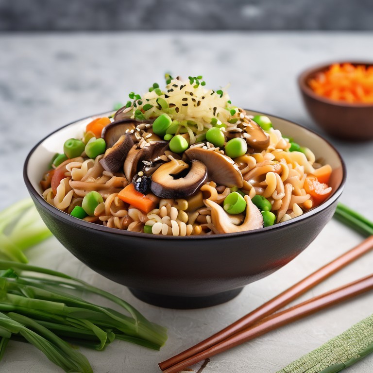Asian-Inspired Mixed Noodle Bowl