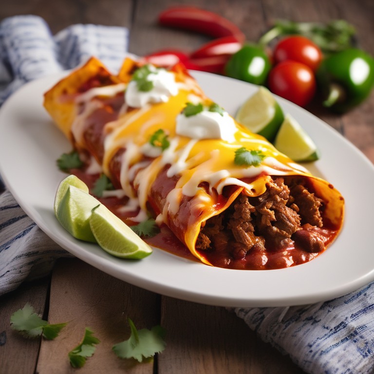 Enchiladas au Boeuf