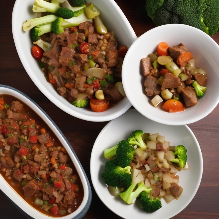 Hachis de Porc et Boeuf aux Légumes