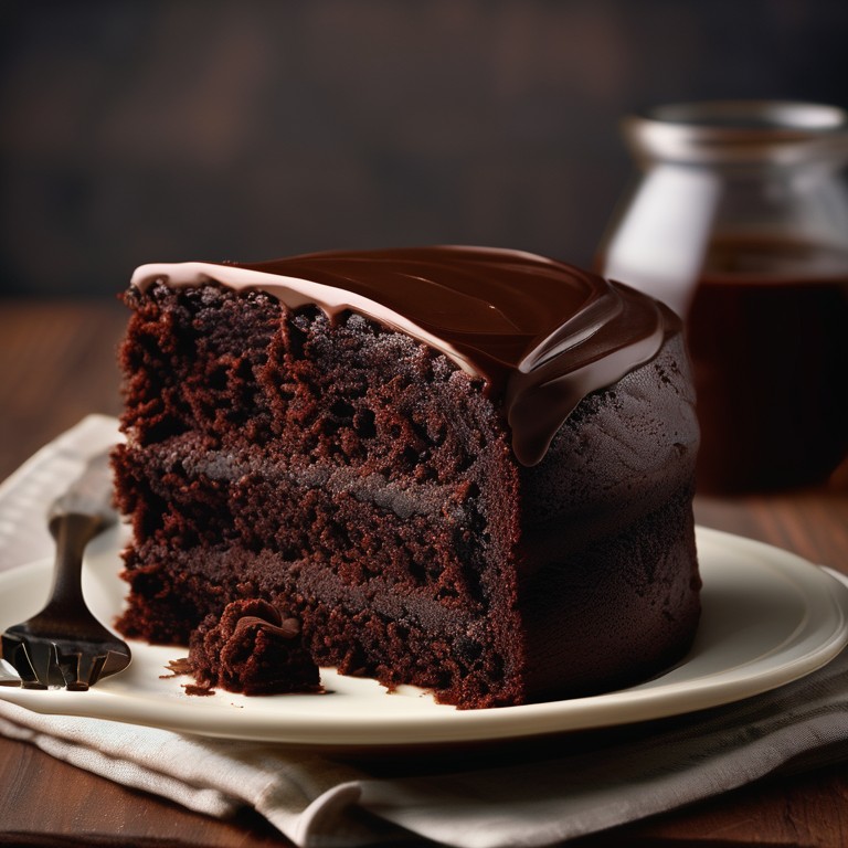Bolo de Nescau com Manteiga e Creme de Leite