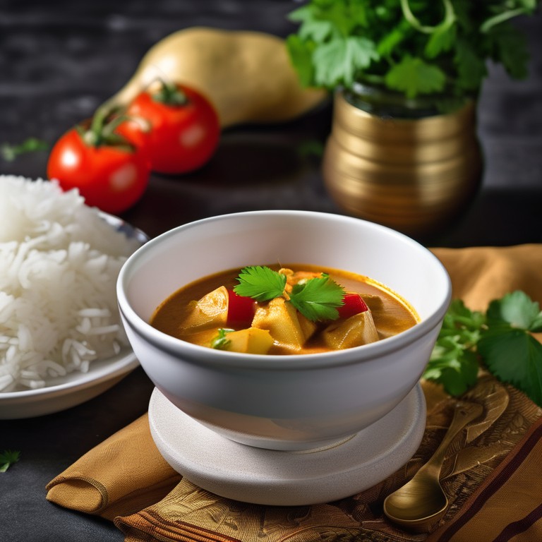 Thai Style Bottle Gourd and Potato Curry