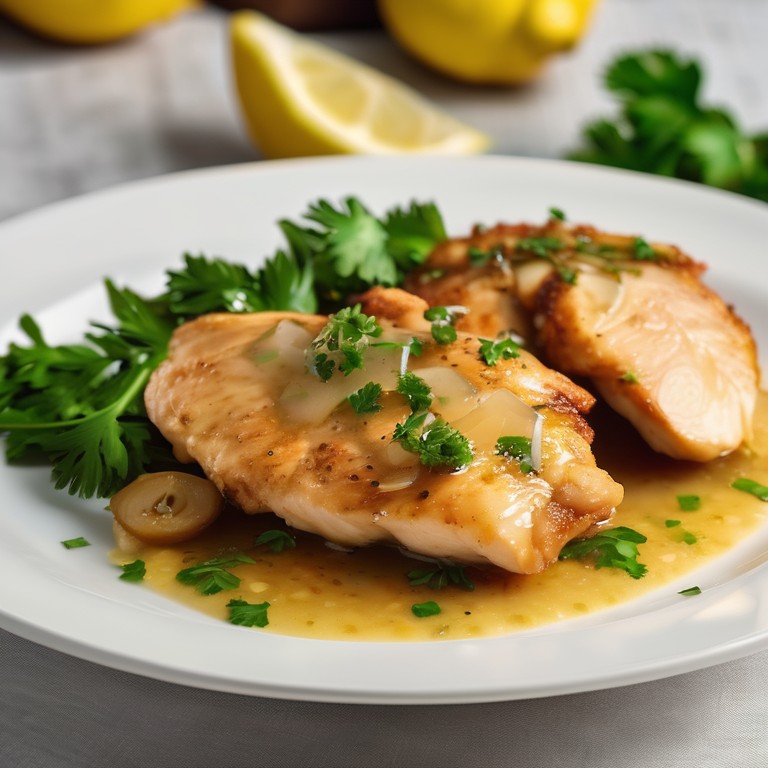 Crispy Lemon Garlic Chicken