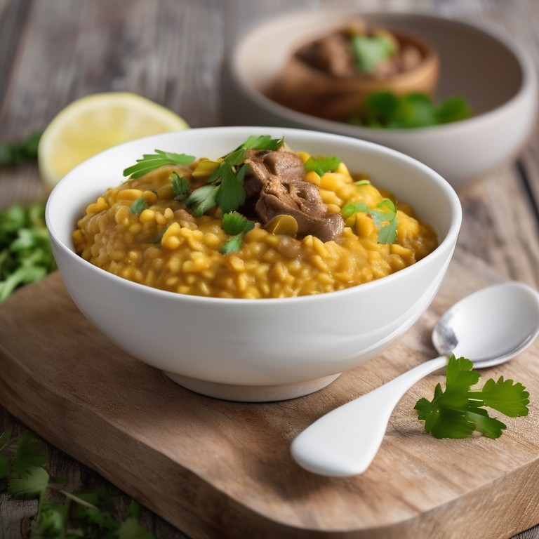 Curry Goat Risotto