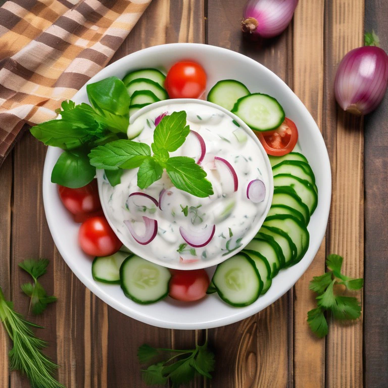 Joghurtsoße Salat