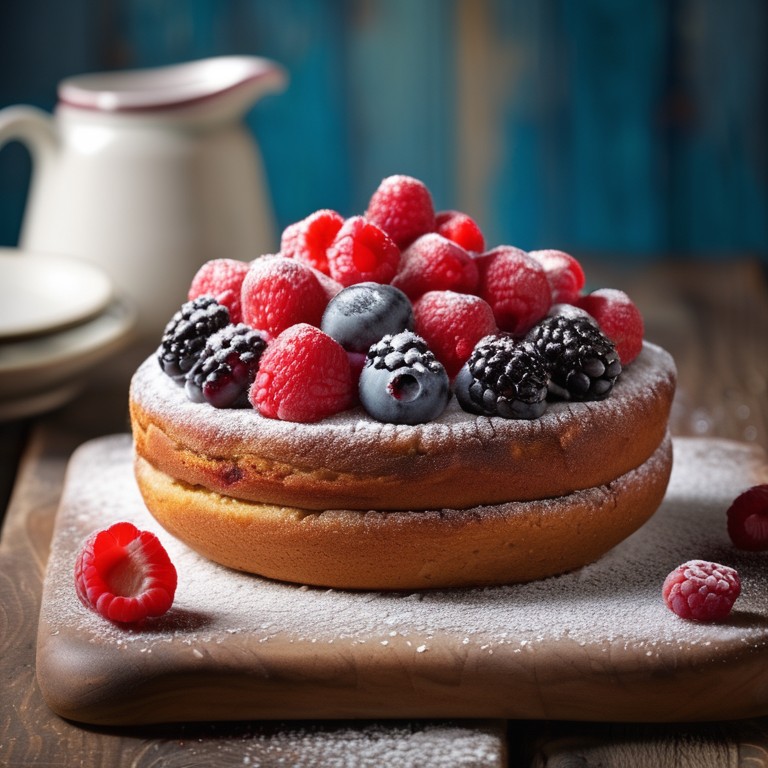 Delightful Berry Cake Delight