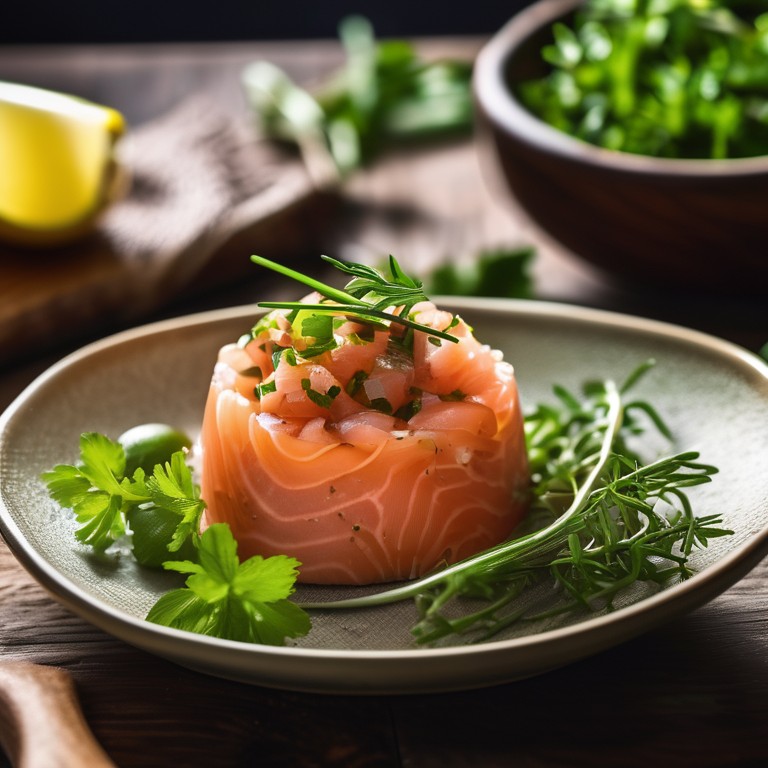 Zesty Salmon Tartare