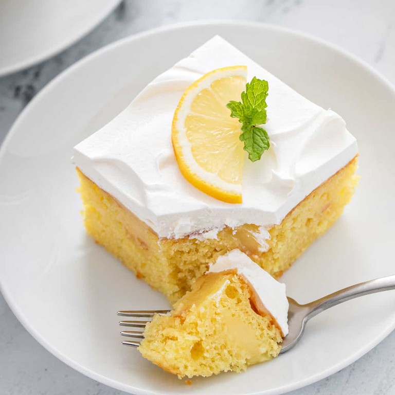 Lemon Poke-Me Cake