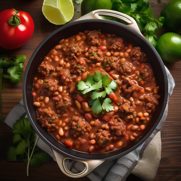 Tex-Mex Beef and Beans Skillet