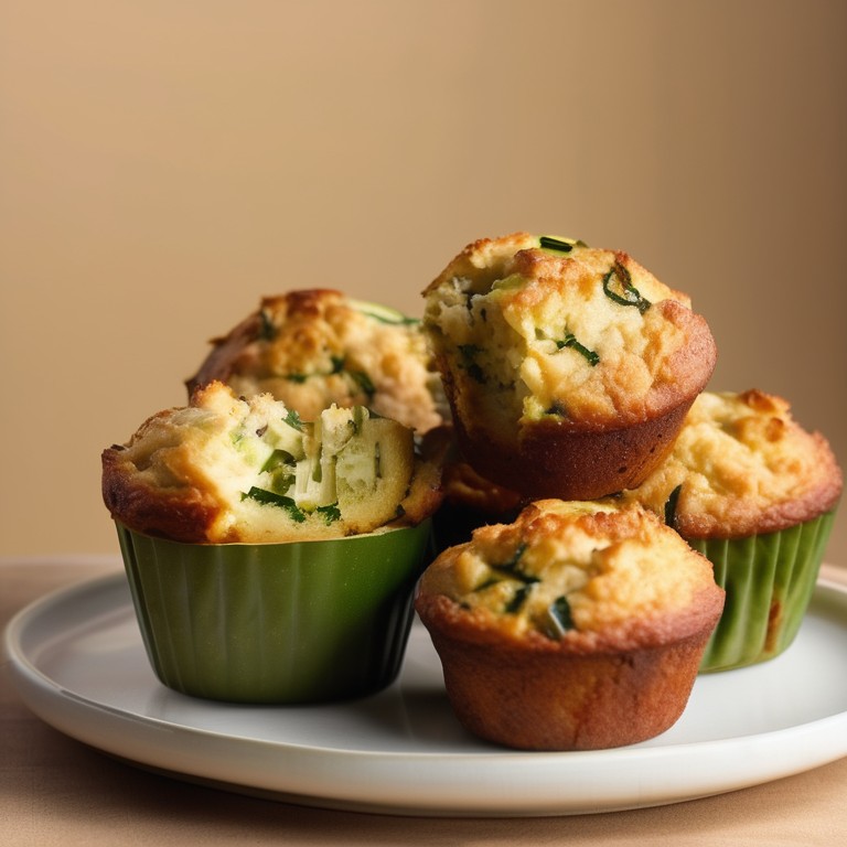 Courgette and Cheese Savory Muffins