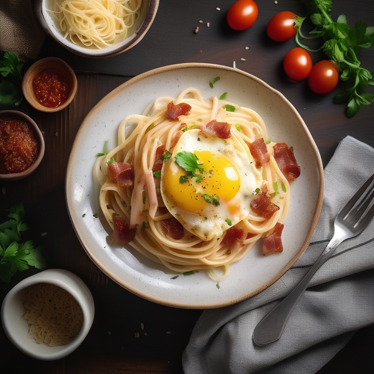 Salsa Carbonara con Huevo