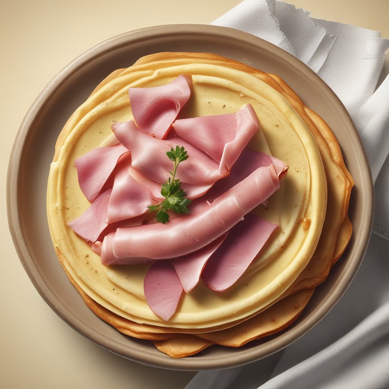 Crêpes au Jambon et Fromage