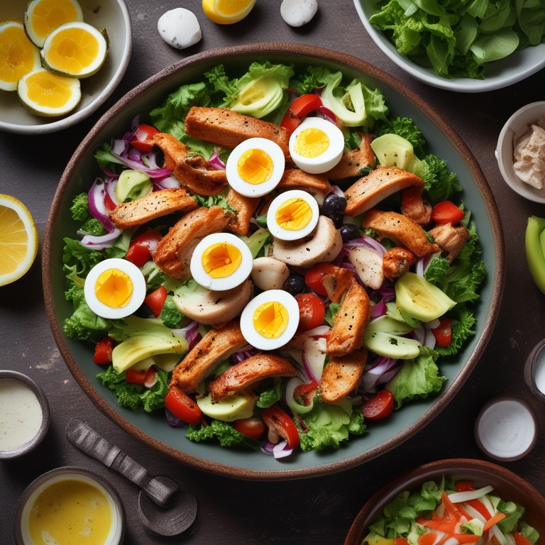 Spiced Chicken and Egg Salad