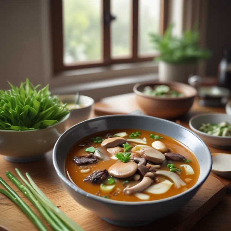 Unique Japanese Mushroom Soup