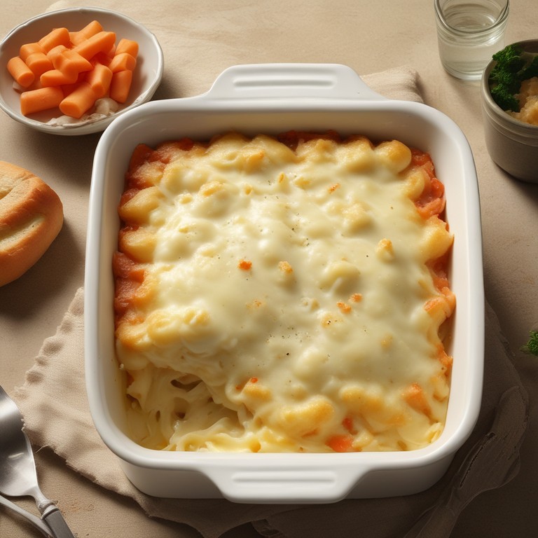 Purée de Pommes de Terre et Carottes au Gratin