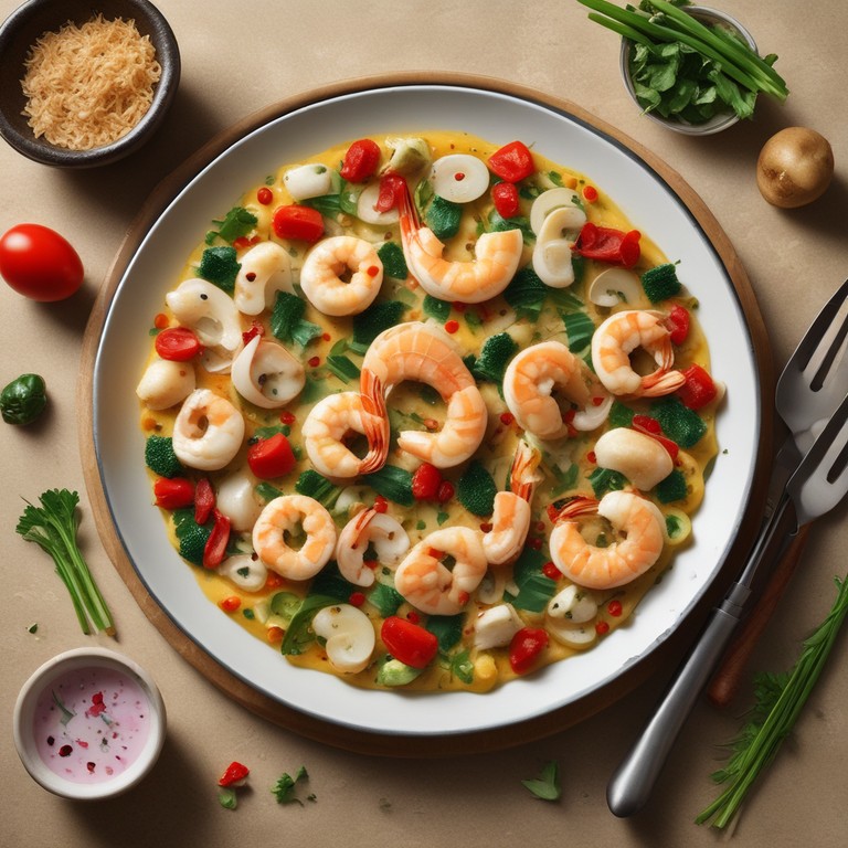 Chinese Shrimp Omelette