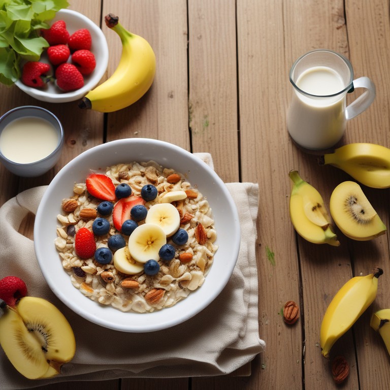 Banana Muesli Breakfast Bowl