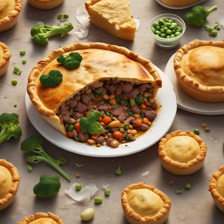 Torta de Carne com Legumes