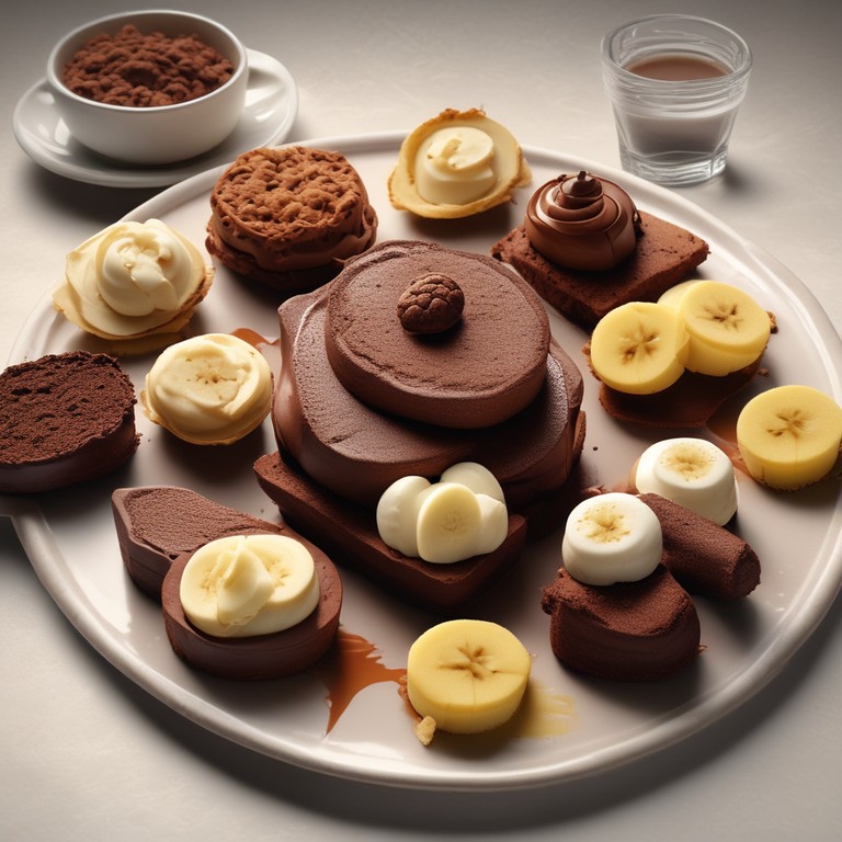 Deliciosos Postres de Cacao en Polvo y Banano