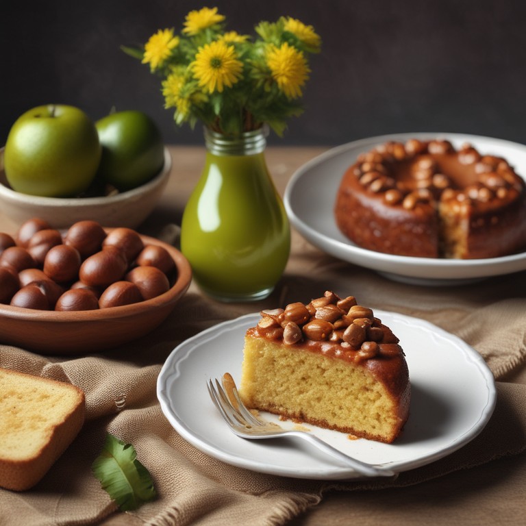 Bolo de Puba com Castanha