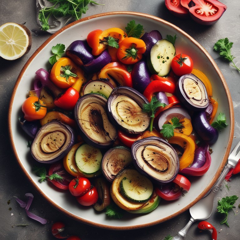 Mediterranean Grilled Vegetable Platter