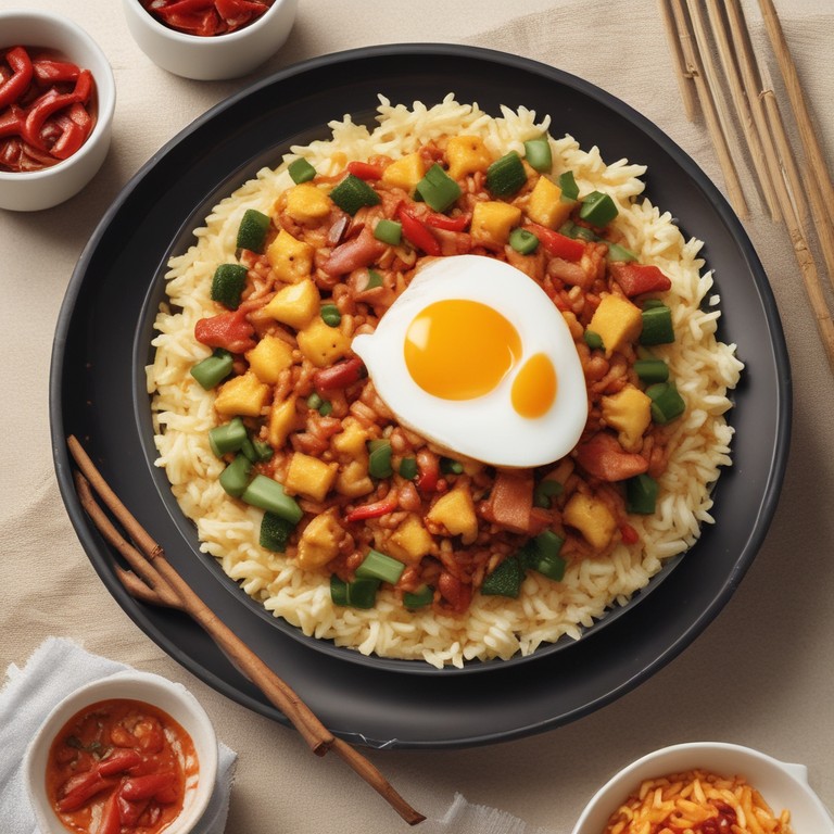 Spicy Chili Egg Fried Rice