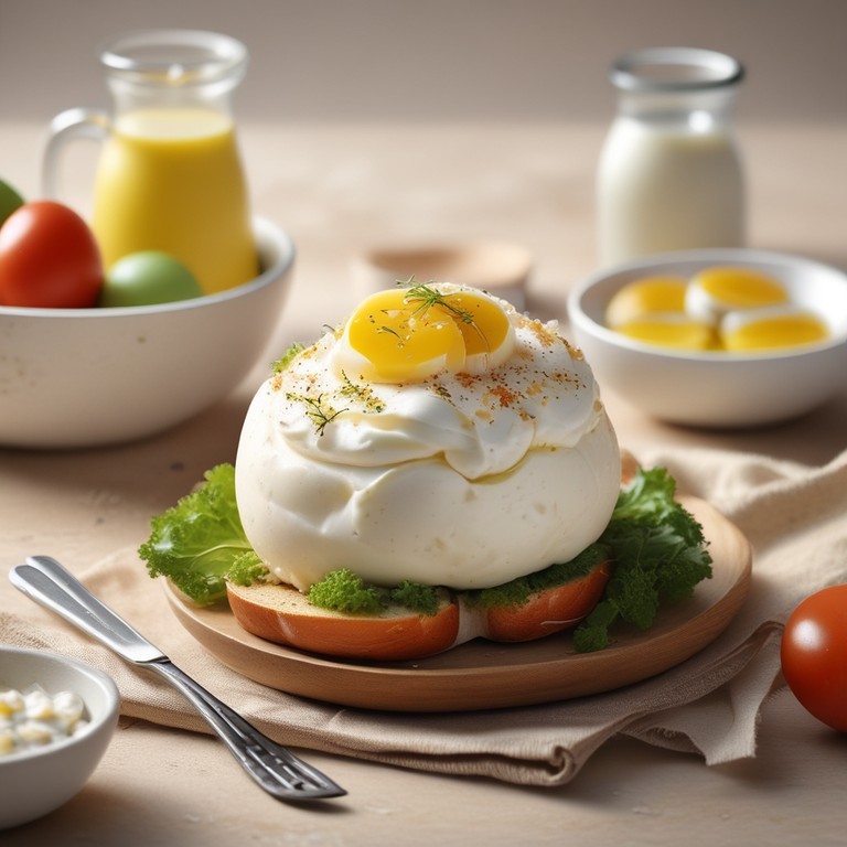 Maionese Caseira com Ovo Cozido