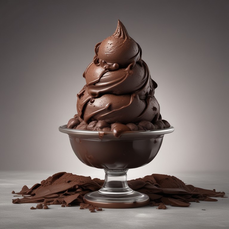 Decadent Dark Chocolate Ice Cream