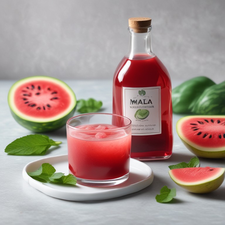 Refreshing Malas Watermelon Syrup