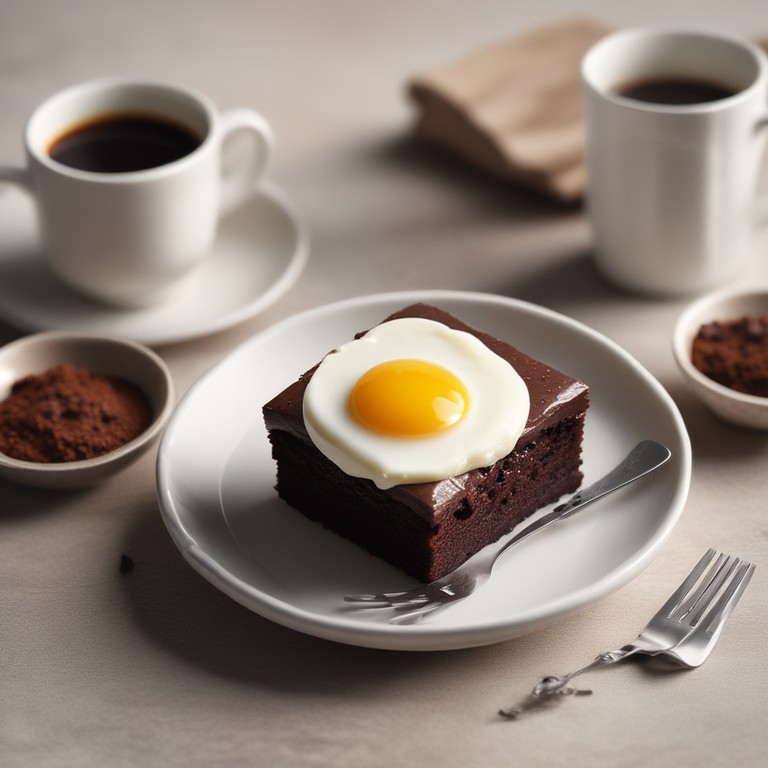 Bolo de Chocolate com Cobertura de Ovos