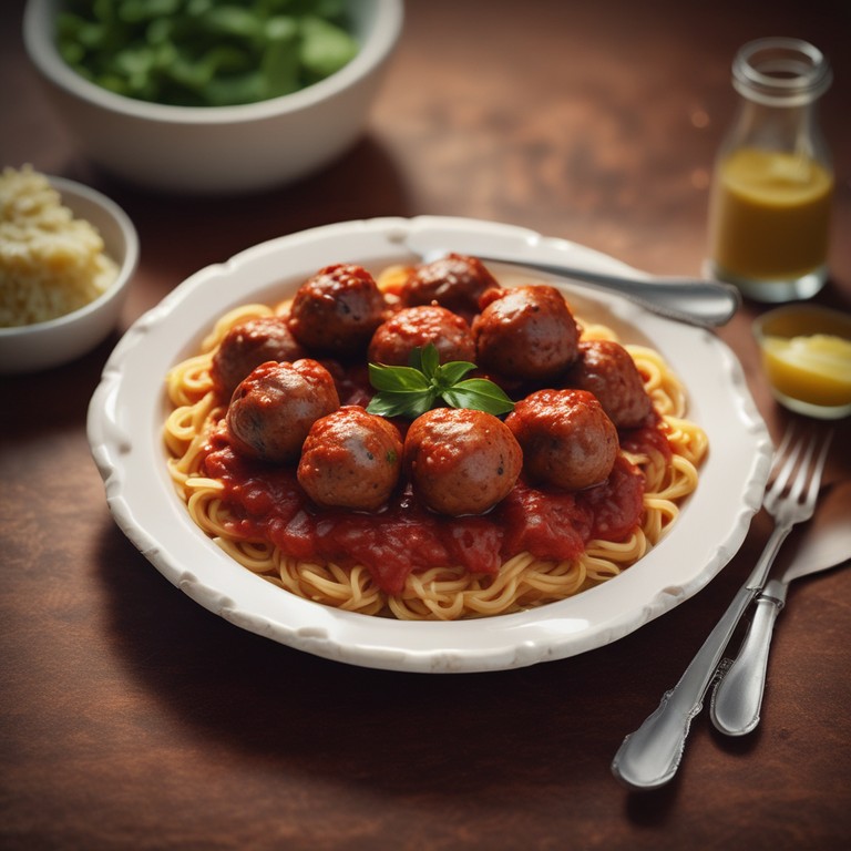 Savory Meatballs in Marinara Sauce