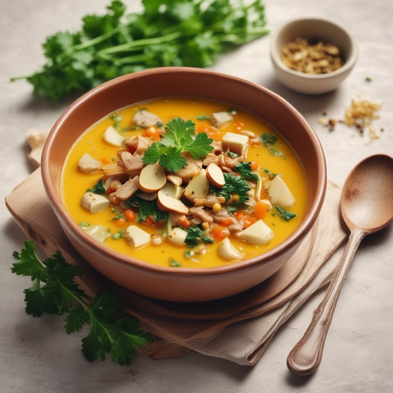 Vegane Frittatensuppe