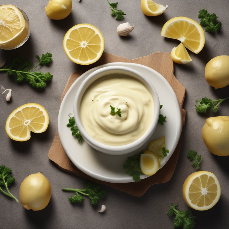 Creamy Lemon Garlic Aioli