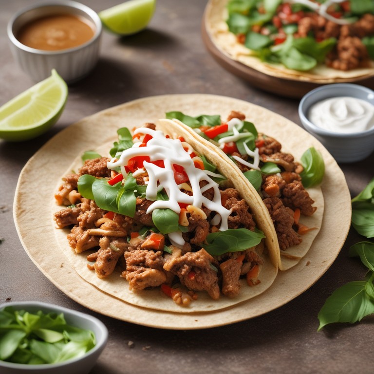 Thai-Italian Fusion Tacos
