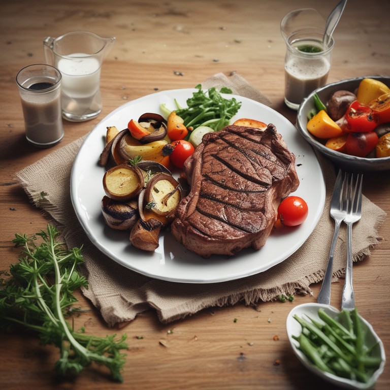 Bife de Contrafilé com Alecrim e Manteiga