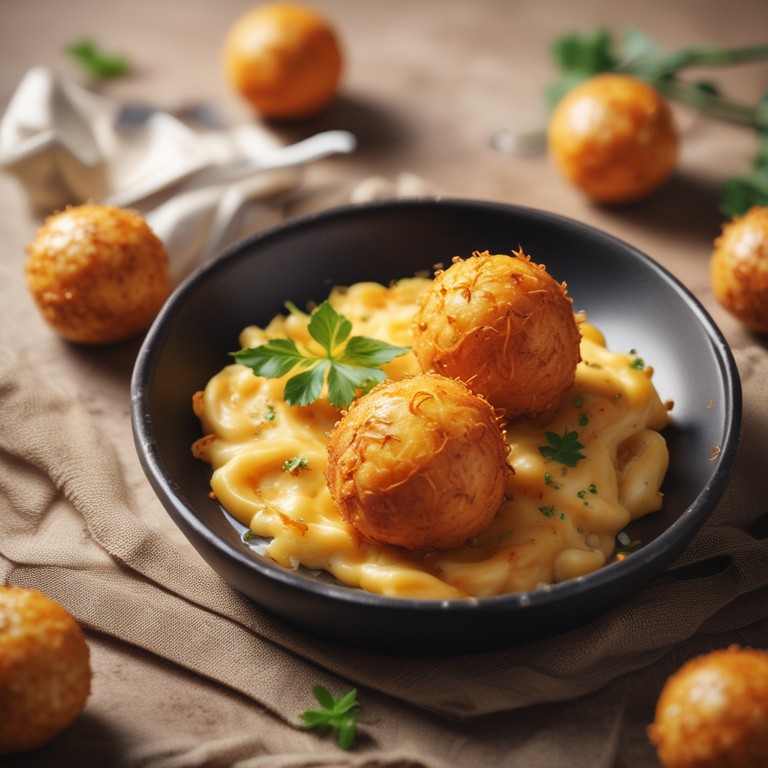 Bolinho de Batata com Queijo